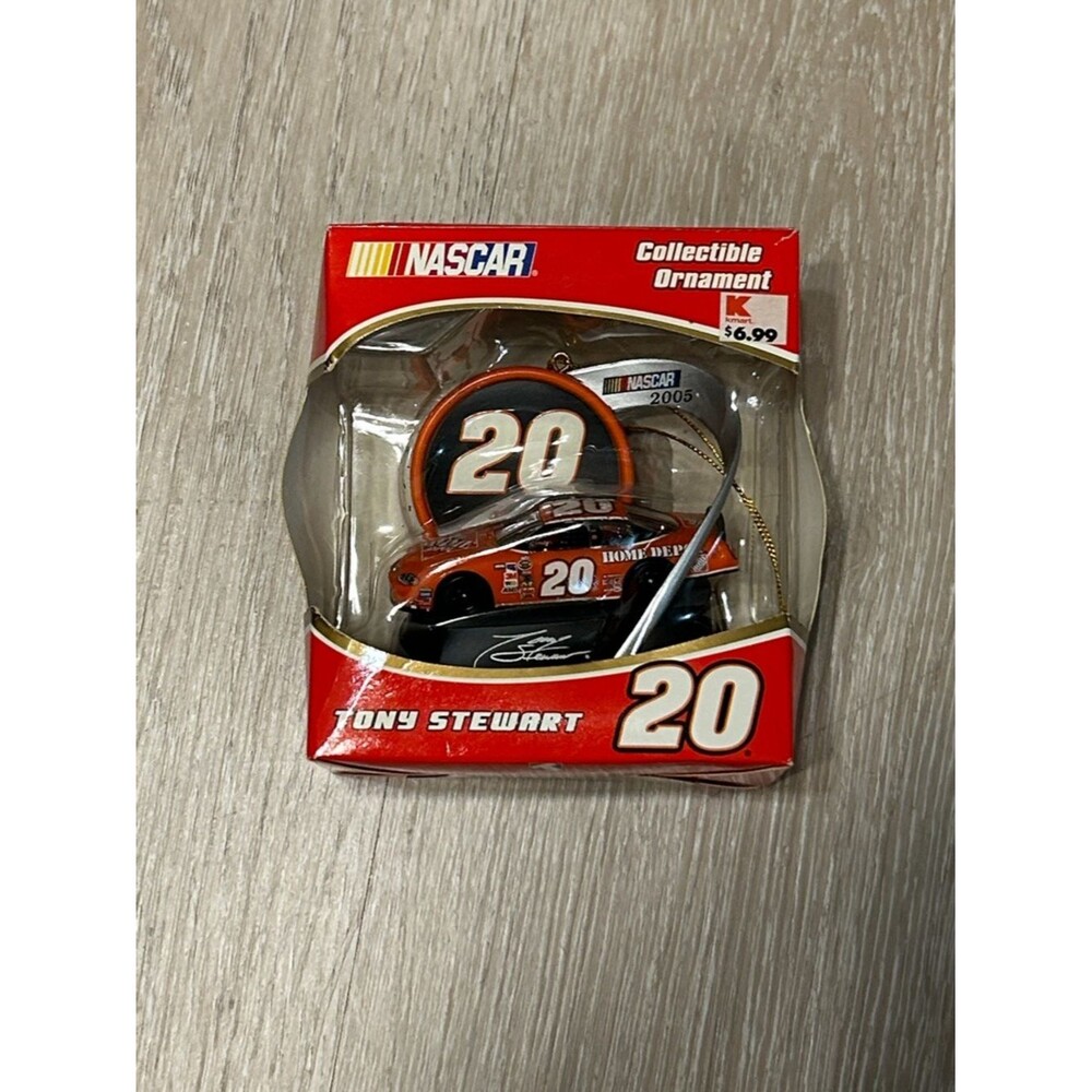 Nascar Vintage K Mart Tony Stewart #20 Orange and Black Collectible Ornament